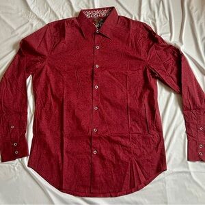Robert Graham Red Men's Shirt